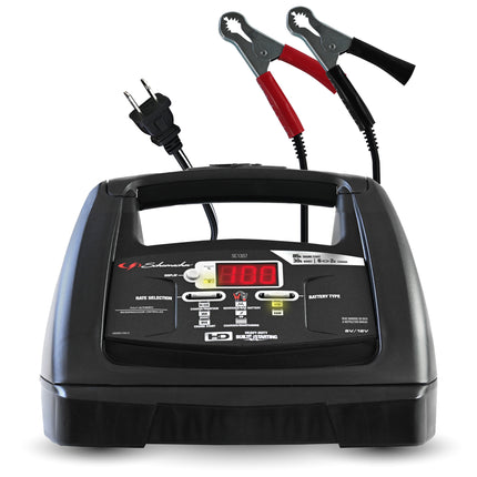 Schumacher Electric 6A Car Battery Charger and 85A Engine Starter, 6-in-1 Solution, Maintainer, 30A Boost, For 6V/12V Power Sport, Automotive, and Marine Batteries, SC1307