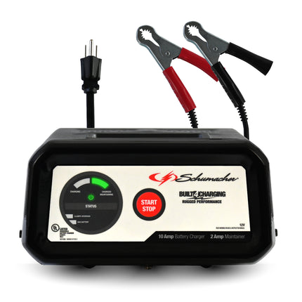 Schumacher SC1282 10-Amp 12V Fully Automatic Battery Charger and Maintainer - New in Box