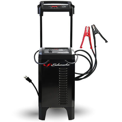 Schumacher Electric Wheeled Automatic 6A Car Battery Charger and 275A Engine Starter, 6-in-1 Solution, Maintainer, 40A Boost, For 6V/12V Power Sport, Automotive, and Marine Batteries, SC1326