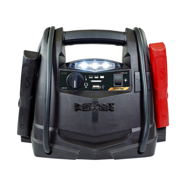Schumacher Electric 800A Car Battery Jump Starter and Portable Power Station, 3-in-1 Solution for 12V Batteries, 12V DC and USB Charging, SJ1342