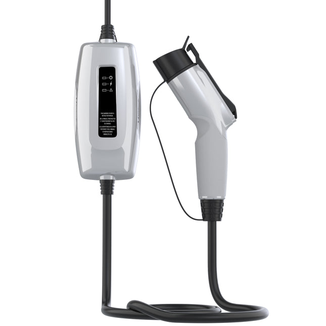 Schumacher Electric Level 1 Portable EV Charger, 12 Amp, 120 Volt, NEMA 5-15P Plug, Indoor/Outdoor Charging,  J1772 Connector, 20.5 Foot Charging Cable, SEV1670