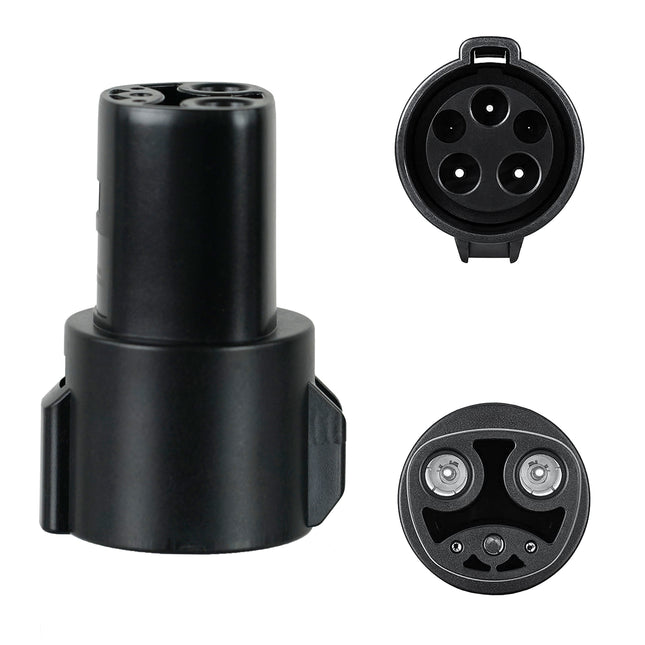 Schumacher Electric Level 1 & Level 2 EV Adapter, 60A, 250V, Converts J1772 EV Chargers to Fit Tesla NACS EV Charging Ports, SA914