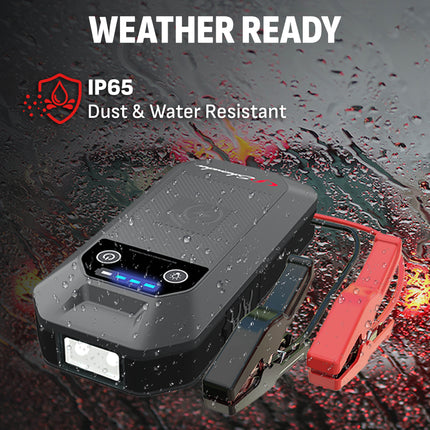 Schumacher Electric 1000A Lithium Car Battery Jump Starter and Portable Power Pack/Jump Box, 4-in-1 Solution, 10W Wireless & USB Charging, For 12V Automotive and Marine Batteries, SL1672