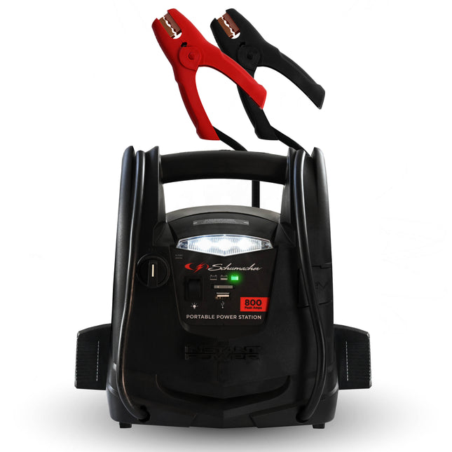 Schumacher SJ1583 Portable Power Station, 800A Jump Starter – 150-PSI Air Compressor, New in Box