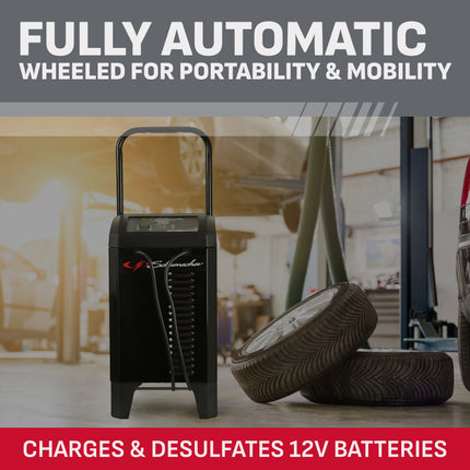 Schumacher Battery Charger, Starter, Boost Maintainer and Auto Desulfator 150 Amp/20 Amp, 12V