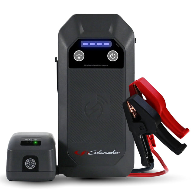 Schumacher Electric 2000A Car Battery Jump Starter and Portable Power Pack, 4-in-1, 10W Wireless Charging and 3A USB Charging, SL1690