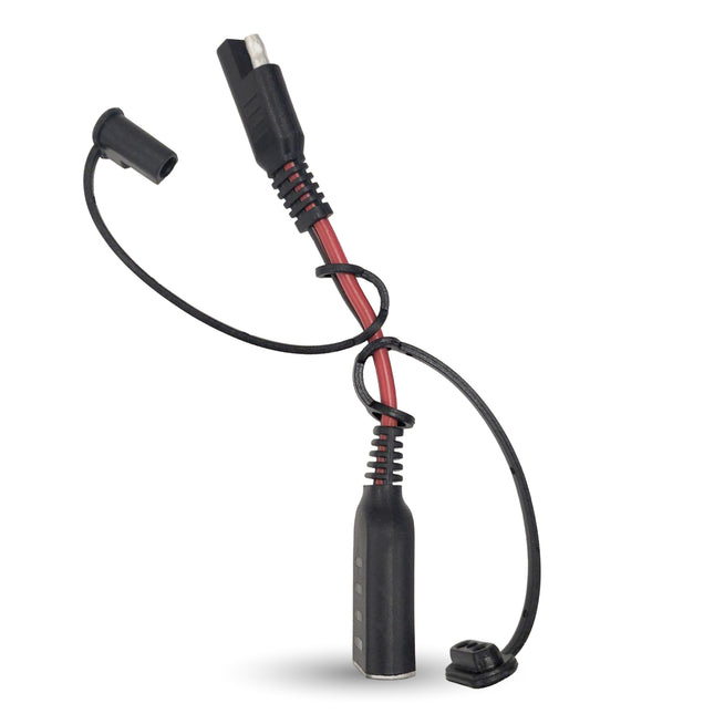 Schumacher Electric RUGGED SAE to Quick-Connect Adapter Cable, 16 AWG, 5.9 in., Use Old Ring Leads and Accessories with New Battery Chargers, For RUGGED Battery Chargers + Maintainers, SA953
