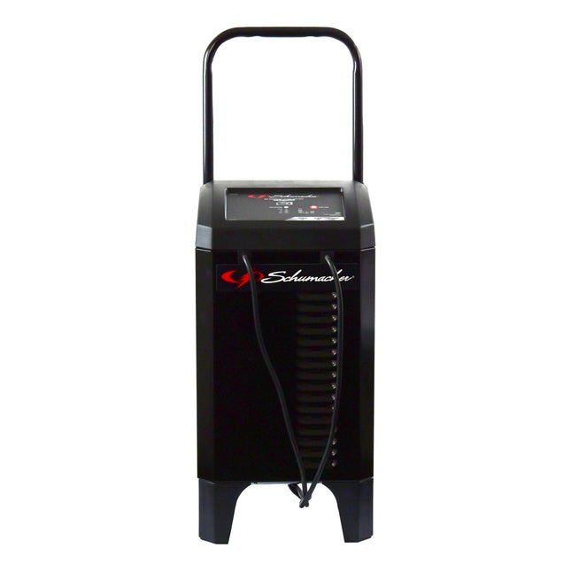 Schumacher Electric Wheeled Automatic 6A Car Battery Charger and 200A Engine Starter, 4-in-1 Solution, Maintainer, 40A Boost, For 12V Power Sport, Automotive, and Marine Batteries, SC1324