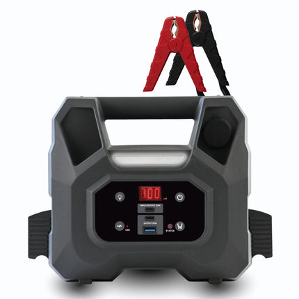 Schumacher Electric 1000A Car Battery Jump Starter & Power Station – USB-A, USB-C & 12V DC Charging – Digital Display – 3-Mode LED Light – SJ1693