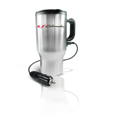 Schumacher Electric 12V Fan, featuring a chrome design for automotive cooling needs with efficient power usage and durability.