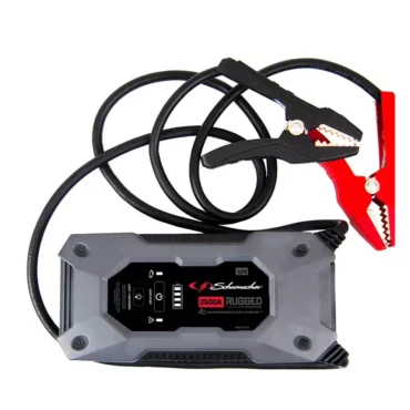 Schumacher Electric SL1596 Jump Starter, featuring a durable construction for quick power delivery during roadside emergencies.