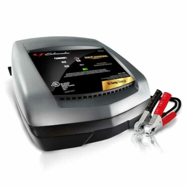 10a 6 volt / 12 volt automatic battery charger with jumper cables